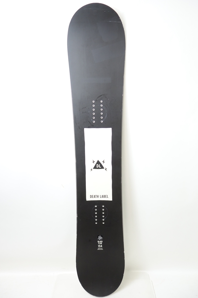 中古 ジブ グラトリ 19/20 DEATHLABEL BLACK FLAG 154cm スノーボード 