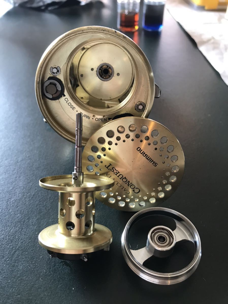 SHIMANO シマノリール3台セット 初代カルカッタコンクエスト100 