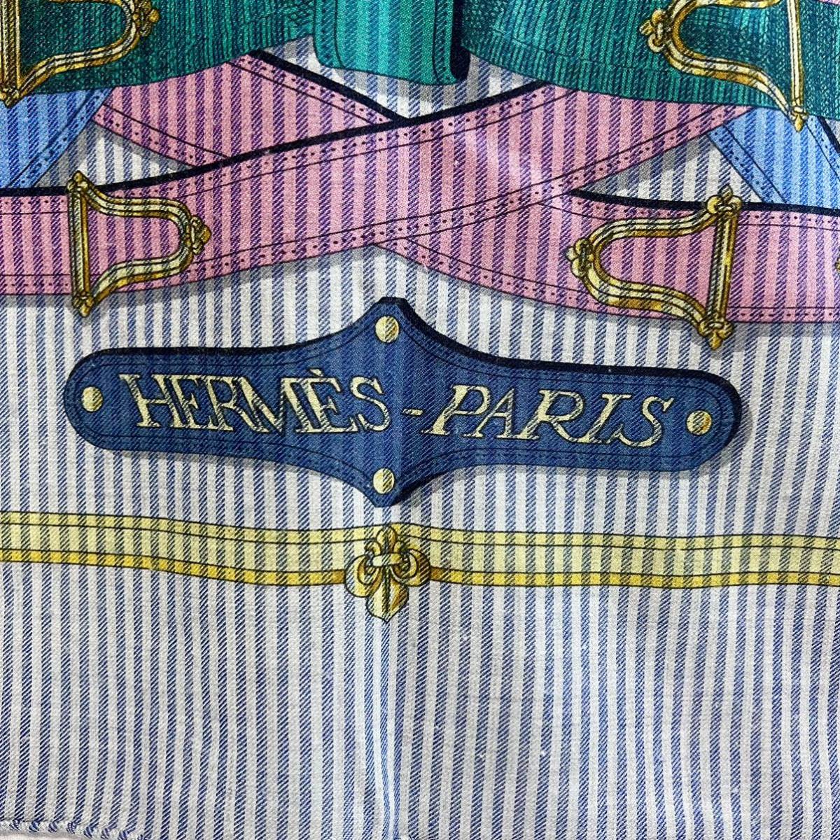 HERMES エルメス 21SS カレ ジェアン 140 シルカシ ショール スカーフ 