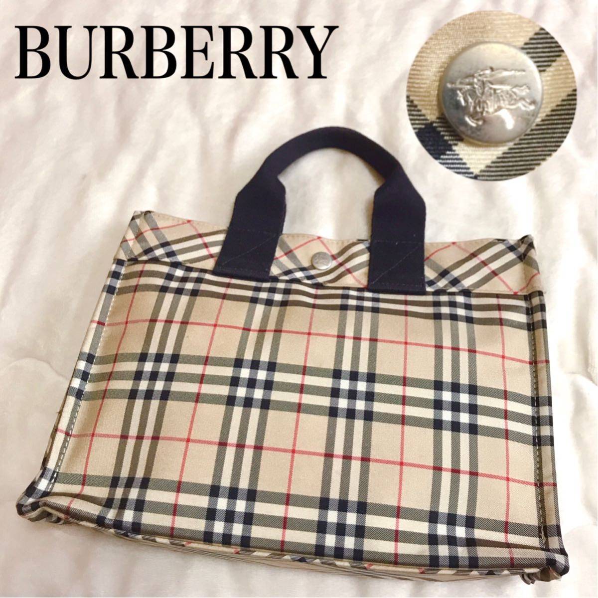 BURBERRY バーバリーブルーレーベル ハンドバッグ ノバチェック 人気 