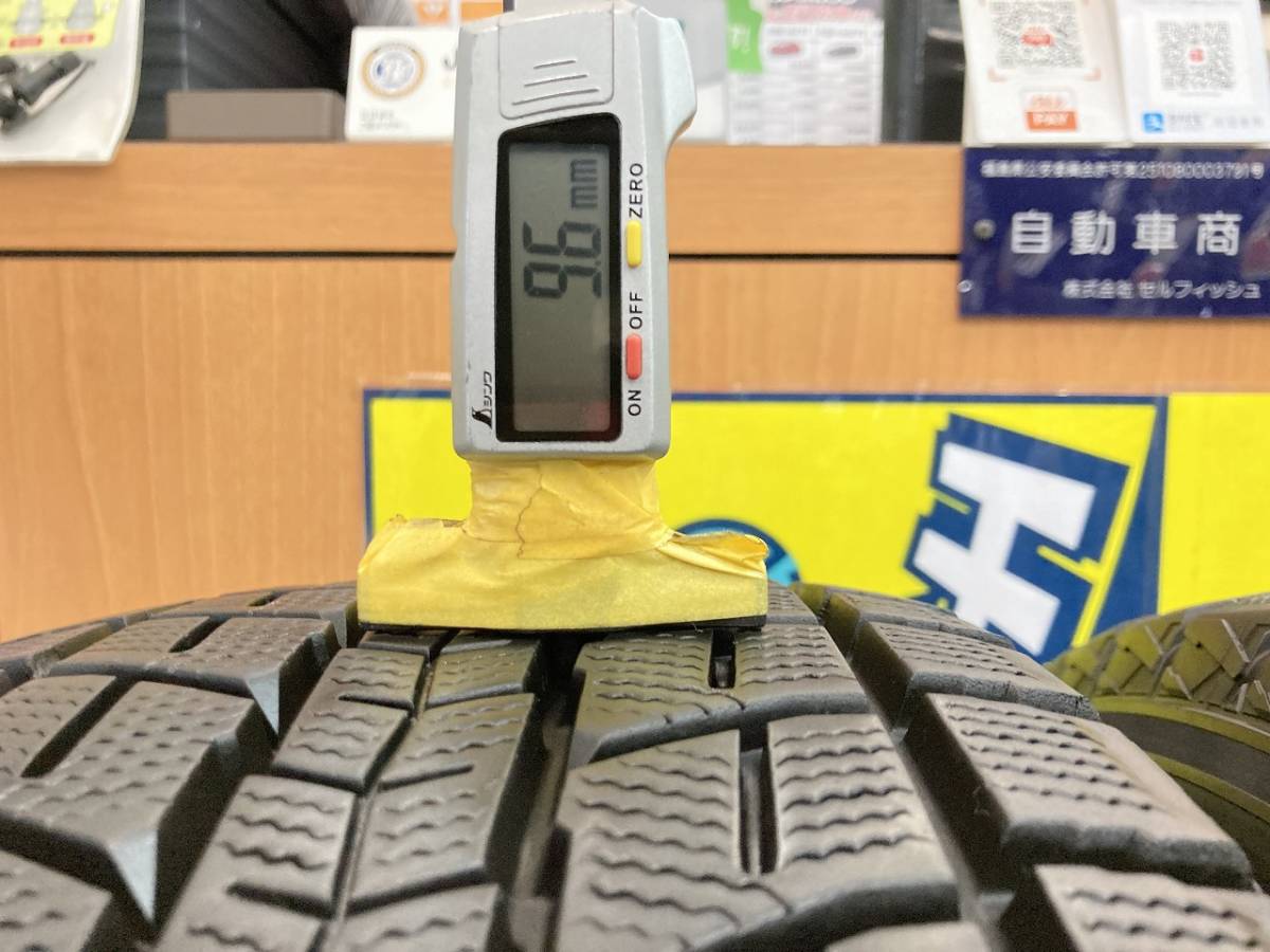 ☆ダンロップ ウインターマックス SJ8 スタッドレス タイヤ 225/65R17 4本 中古 2017年製造 DUNLOP