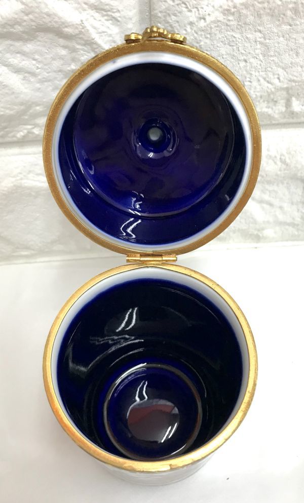 LIMOGES リモージュ 金彩西洋陶磁 アッシュトレイ 灰皿 シガレット 