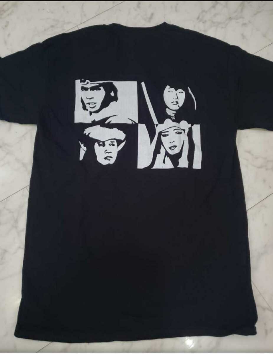 ドラマ 西遊記？風？☆70年代☆昭和レトロ☆Tシャツ☆黒M☆新品未使用☆堺正章 夏目雅子 岸部シロー 西田敏行 ゴダイゴ モンキーマジック