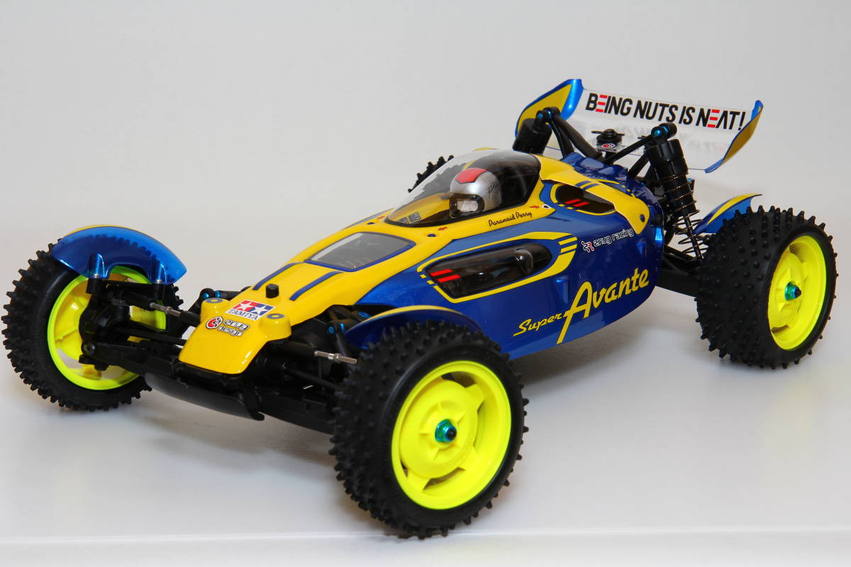 未走行 TD4 スーパーアバンテ。サンワ製ロープロサーボ、サンワ製ESC  