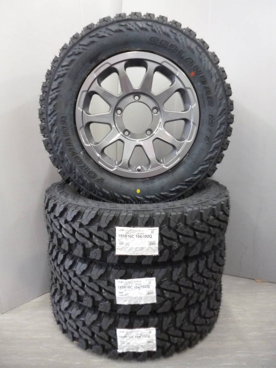  ヨコハマジオランダーM/T 195R16ゴツゴツタイヤセット スズキ ジムニーリフトアップ カスタムジムニー JA11 JA12 JB23 JB64 G(ラジアルタイヤ)｜売買されたオークション情報、yahooの商品情報をアー 5穴