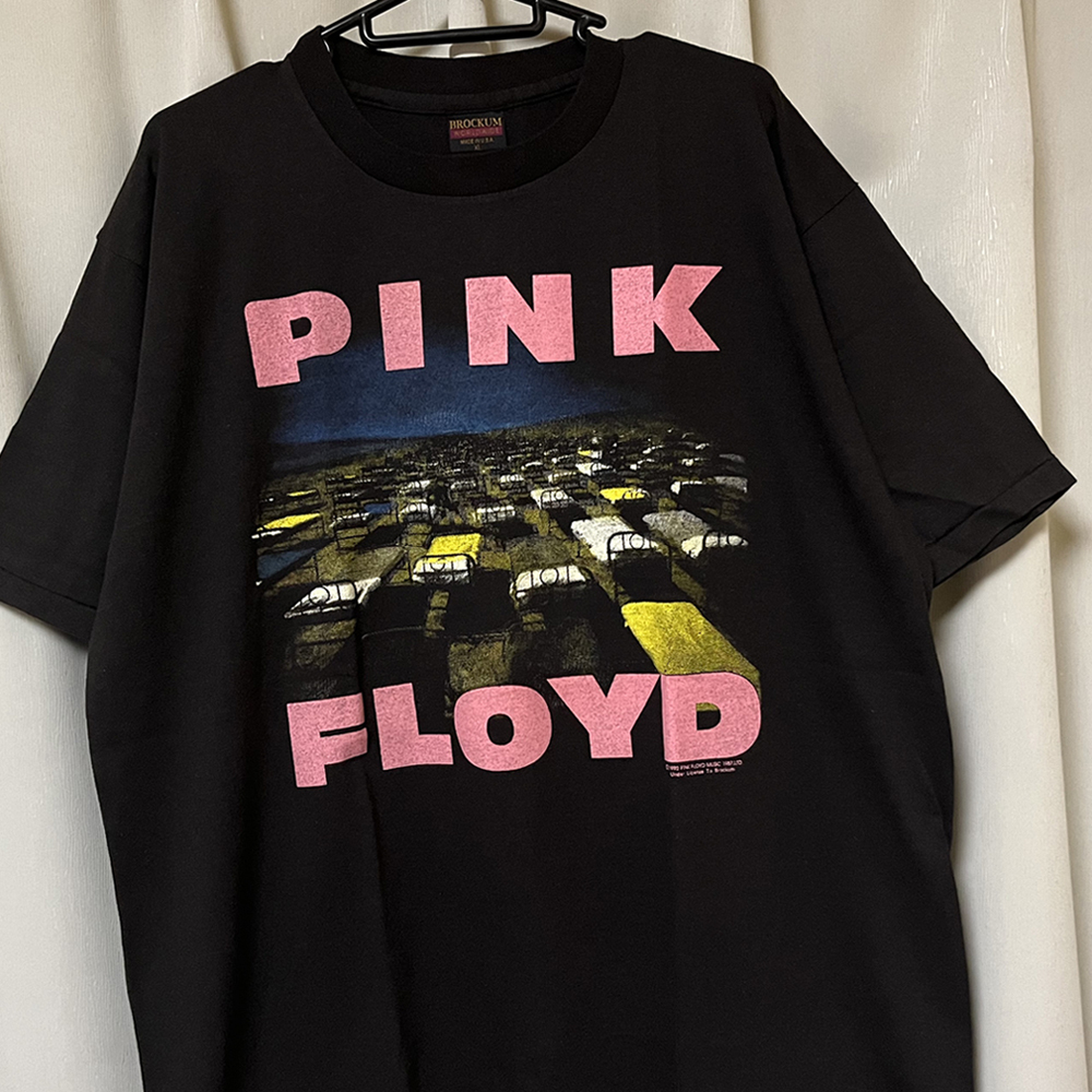 爆買い，100%新品 XLサイズ PINK FLOYD ピンクフロイド ロック バンドTシャツ 鬱 両面プリント 黒 ブラック 品 90s ビンテージ BROCKUM USA製(Tシャツ)｜売買されたオークション情報、yahooの商品情報をアーカイブ公開 - Tシャツ