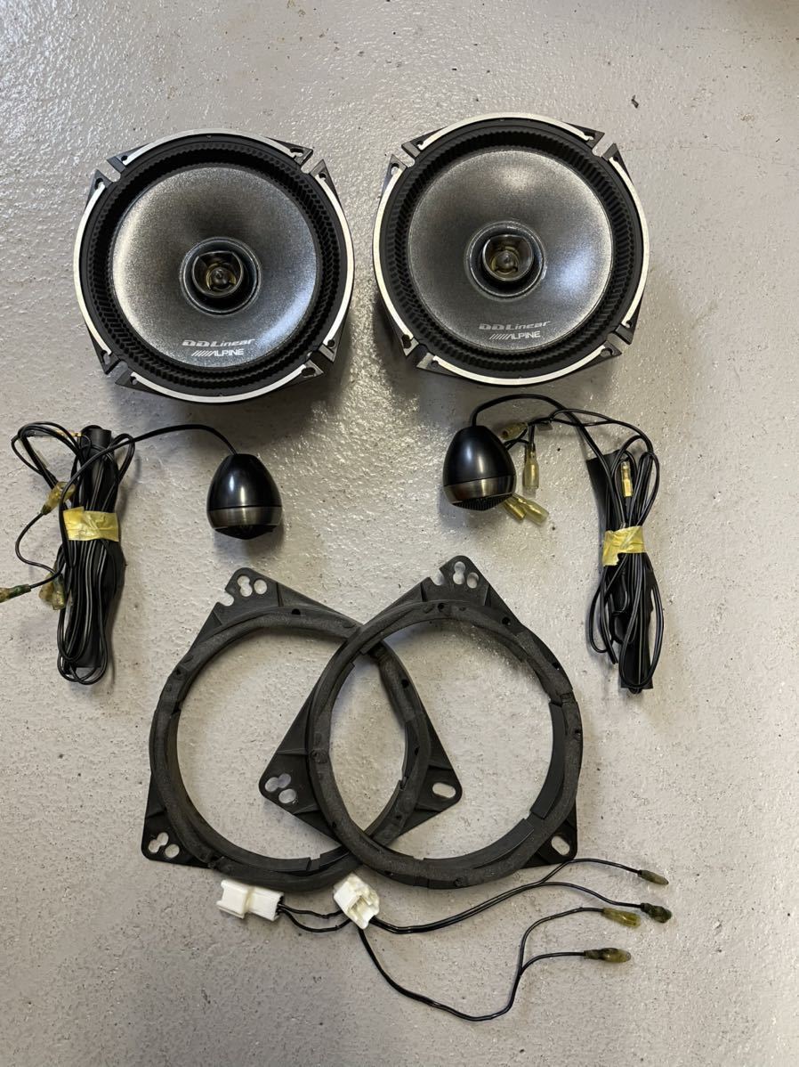 美品☆ ALPINE アルパイン DDL-R17C 17cm MAX160W ツィーター 2-WAY