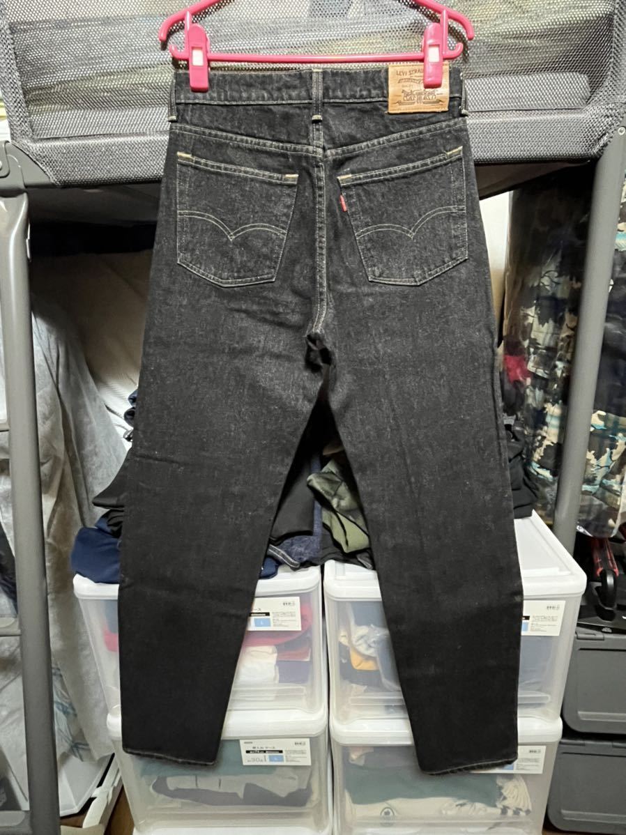 90’s ?Levi''s ブラックデニム 666 テーパード ヴィンテージ 