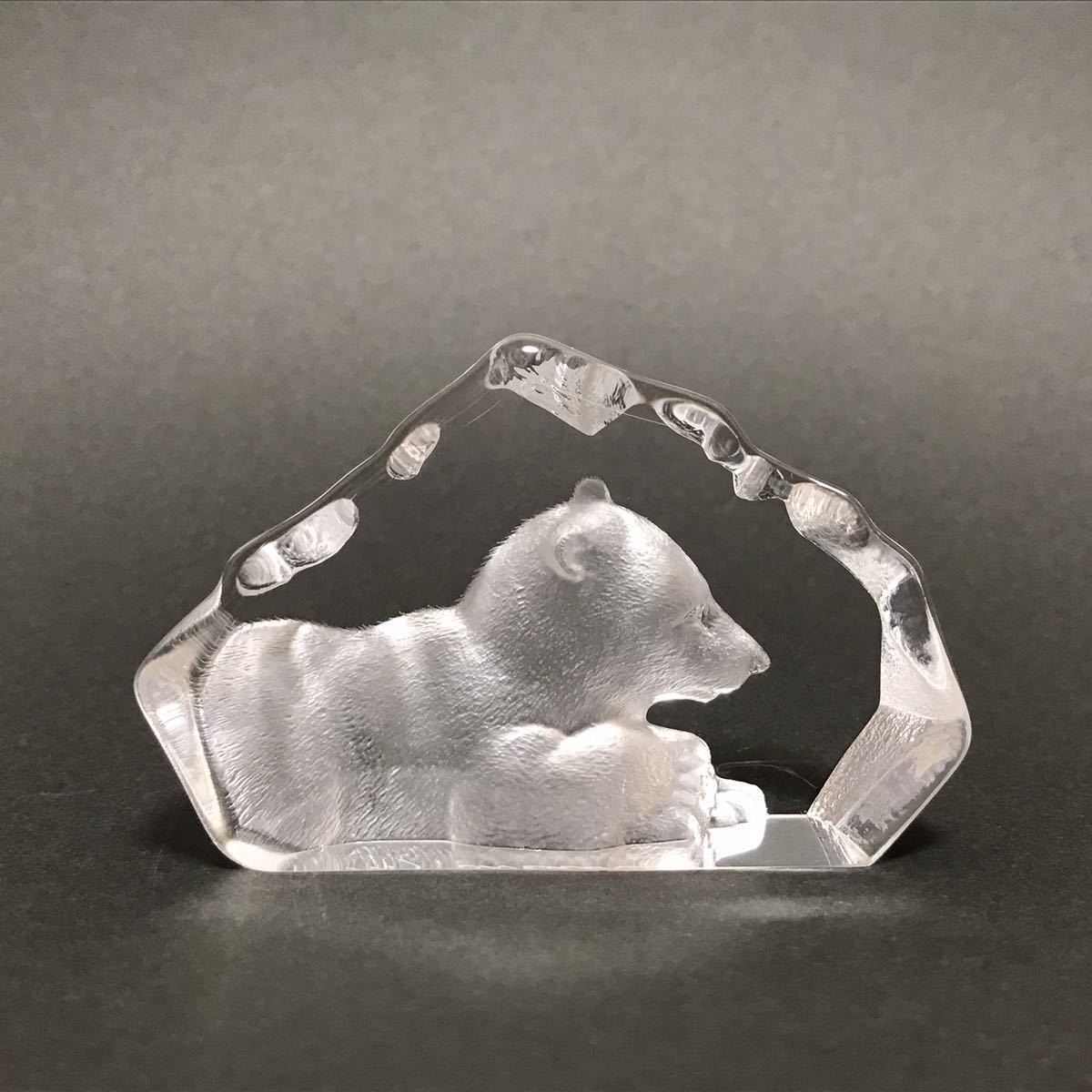 MALERAS SWEDEN full lead Polar bear Swedish glass/モーレロース 