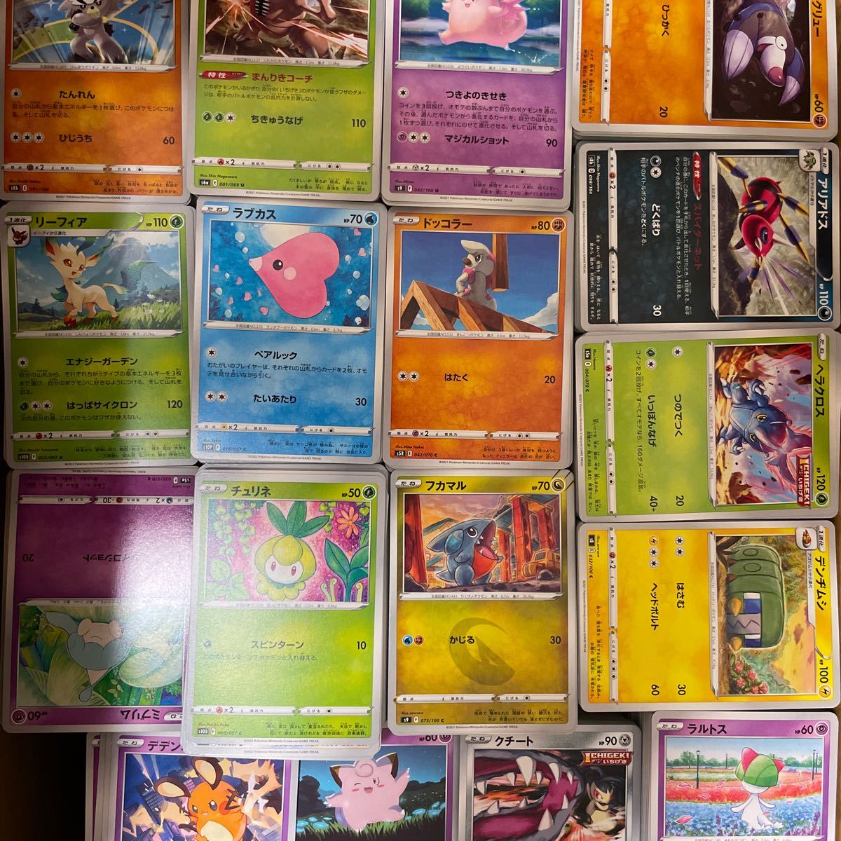 ポケカ 『SS，SM，XY，BW，Pt他新裏面モンスター大量約9000枚 