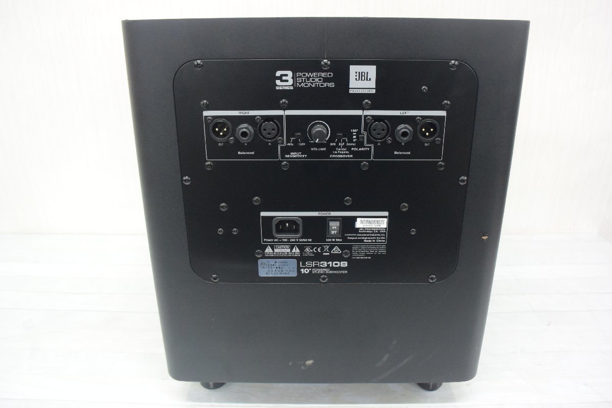 超美品】JBL LSR310S サブウーファー