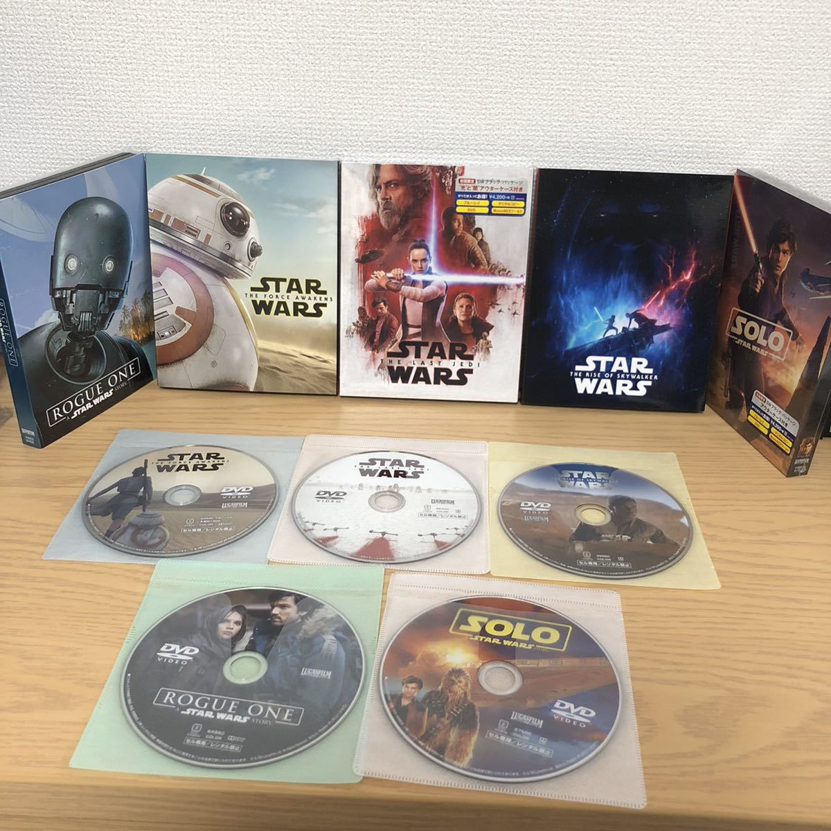 スター・ウォーズ : DVDのみ 作品セット EP7〜9＋外伝 movienex DVD
