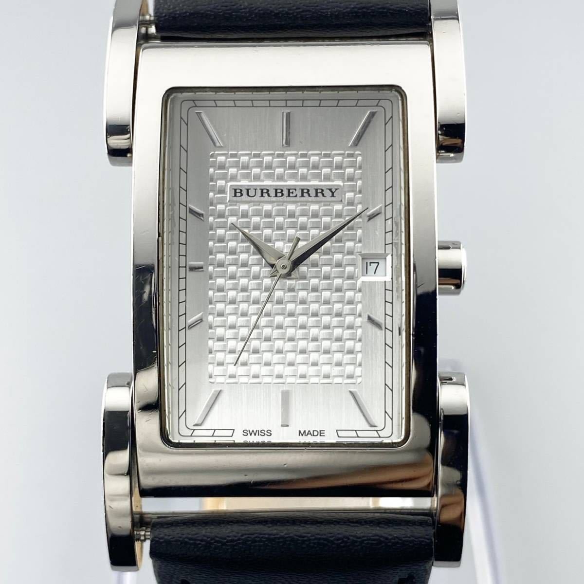1円〜】BURBERRY バーバリー 腕時計 メンズ BU1106 シルバー字盤