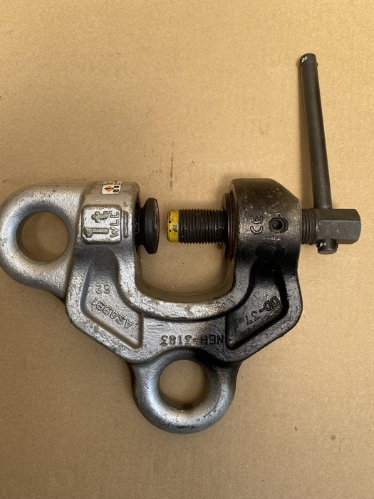 最新作，高品質 #2個セット【実動品 イーグルクランプ EAGLE CLAMP 鉄工用 ねじ式 全方向クランプ SBB-1 /1-40ｍｍ 1t 鉄工 溶接】M06240