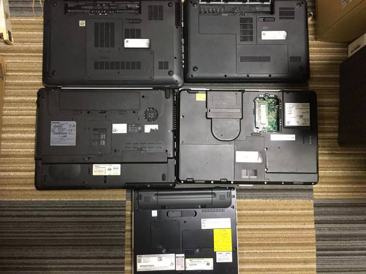 5台セット HP Cpmpaq 435 & NEC PC-LJ7007E & FUJITSU FMVNFE40 