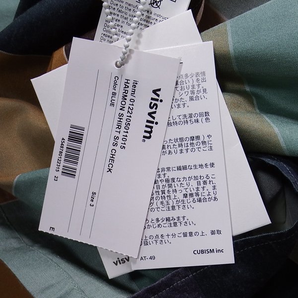 HARMON SHIRT VISVIM 22SS S⁄S visvim ROADSTER ヴィスヴィム - REN CHECK Yahoo!オークション 0122105011014 ビズビム size1 ヴィズヴィム