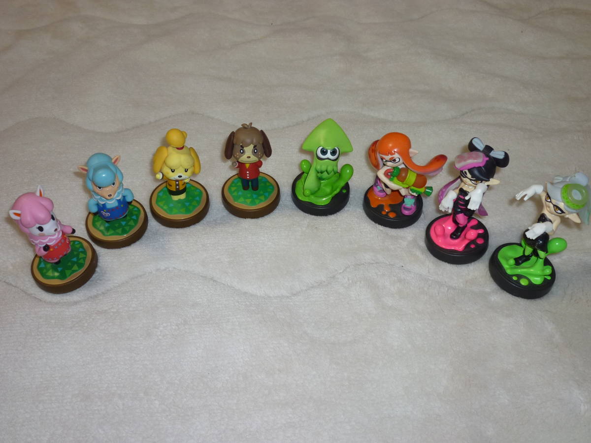  amiibo どう森 スプラ まとめて 8体セット アミーボ(ニンテンドースイッチアクセサリー)｜売買されたオークション情報、yahooの商品情報をアーカイブ公開 - オークファン ニンテンドースイッチアクセサリー