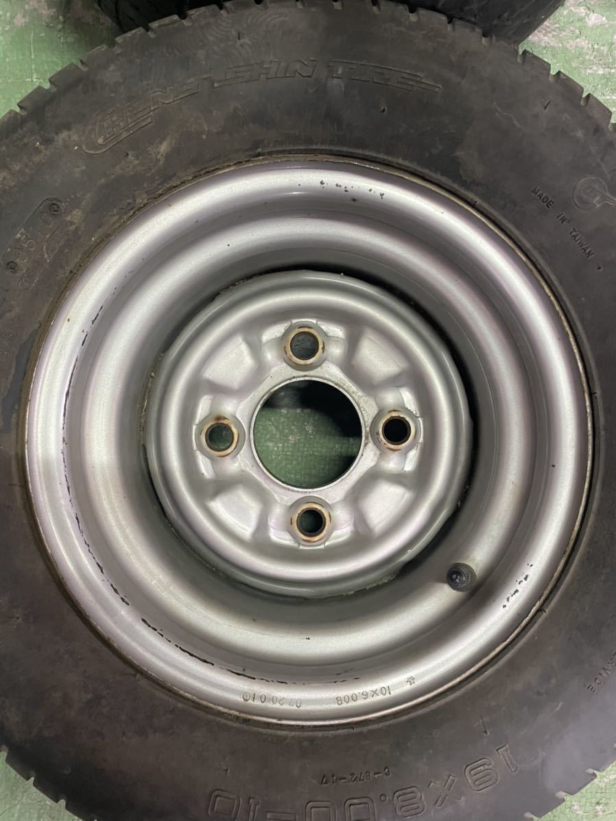 希少】ダイハツ純正 深リム 10インチ 鉄ホイール 6J PCD110 旧車に 超