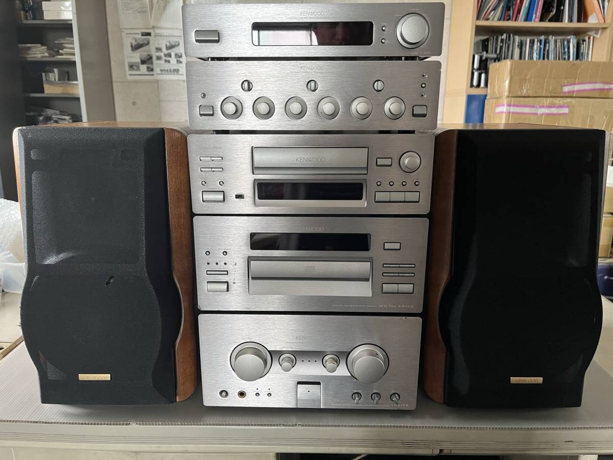 値下・Kenwood K’sコンポ KAF5002,DPF7002,LSF555 ケンウッド KENWOOD K'sシリーズ A-1001 アンプ - システムコンポ