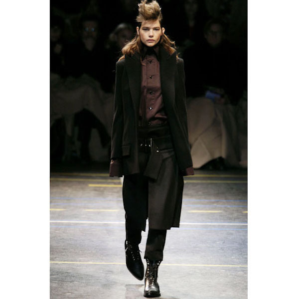 Yohji Yamamoto FEMME 2004aw オールドギャバ ベルト付き