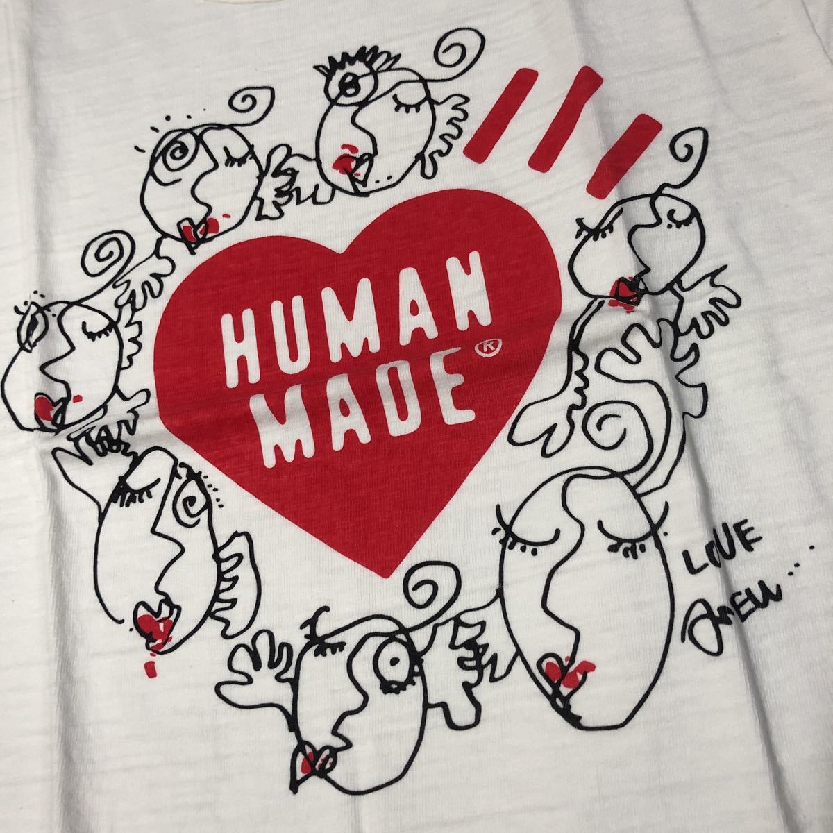 木梨憲武 × HUMAN MADE T-SHIRT #1 白(M) ヒューマンメイド NIGO 木梨サイクル とんねるず MADE HUMAN × ⁄ Tシャツ⁄L⁄コットン⁄ホワイト #2
