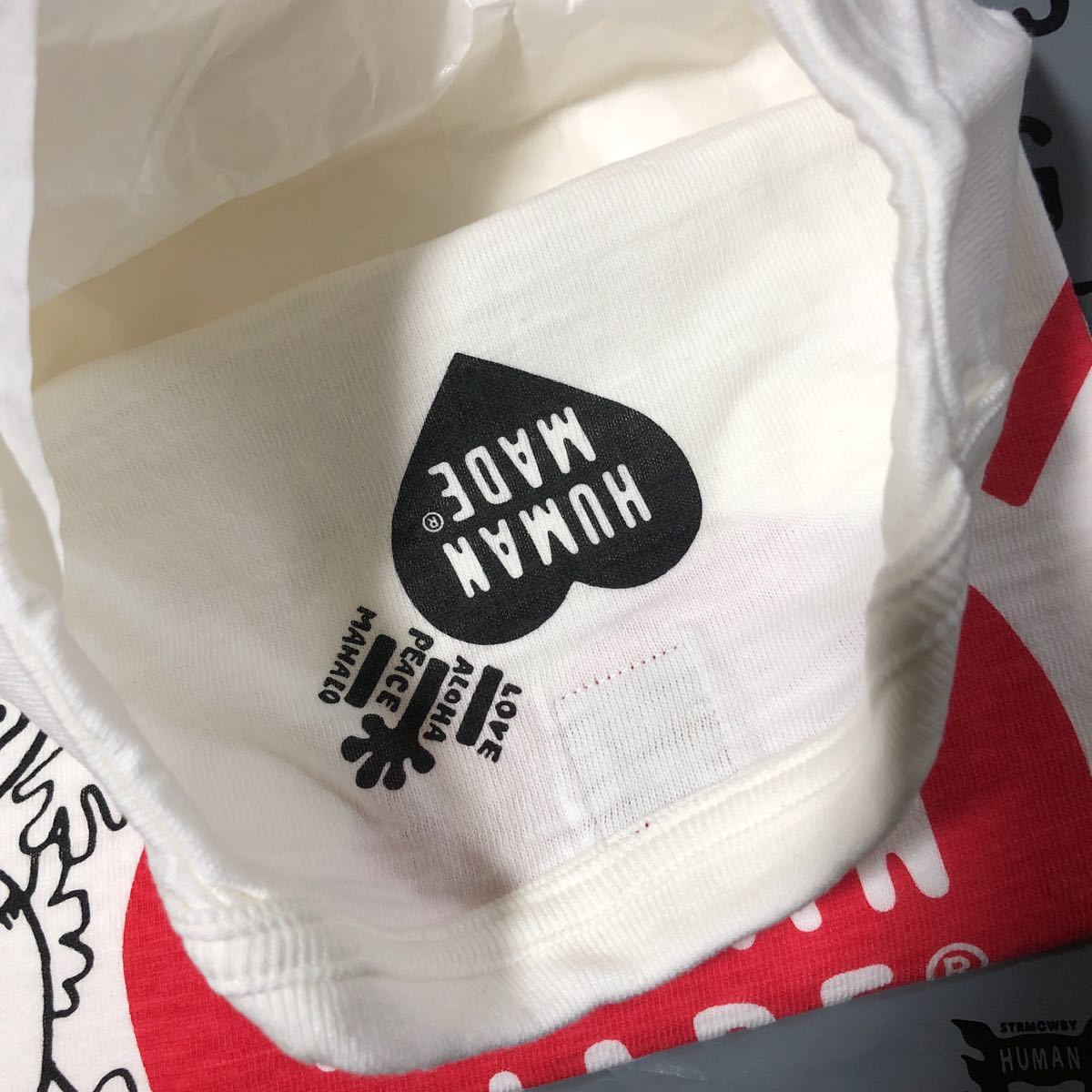 木梨憲武 × HUMAN MADE T-SHIRT #1 白(M) ヒューマンメイド NIGO 木梨サイクル とんねるず MADE HUMAN × ⁄ Tシャツ⁄L⁄コットン⁄ホワイト #2