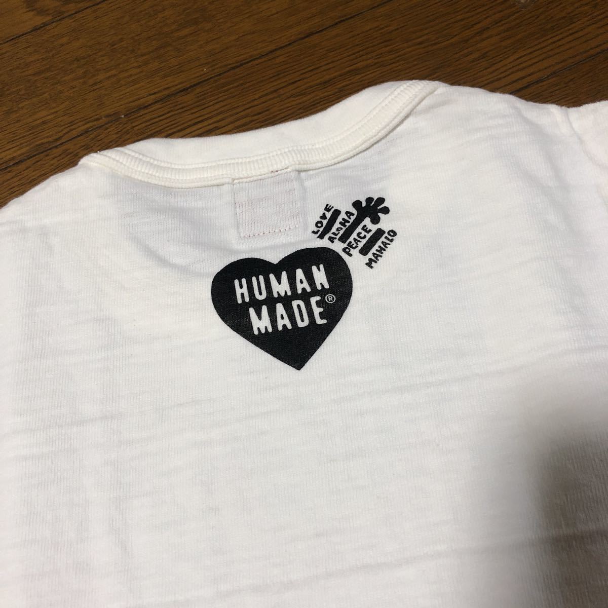 木梨憲武 × HUMAN MADE T-SHIRT #1 白(M) ヒューマンメイド NIGO 木梨サイクル とんねるず MADE HUMAN × ⁄ Tシャツ⁄L⁄コットン⁄ホワイト #2