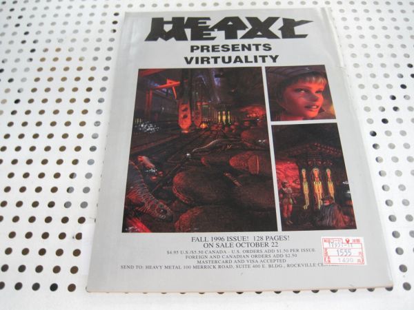 2955 HEAVY METAL ヘヴィメタル 1996 NOVEMBER 洋書 洋雑誌 アメコミの