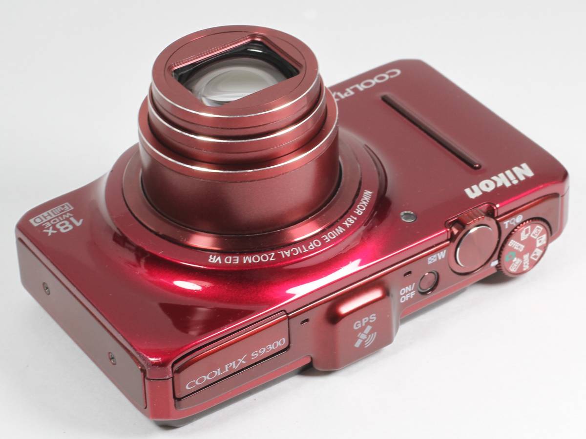 カメラ Nikon COOLPIX S9300 赤 18倍光学ズーム 現状品