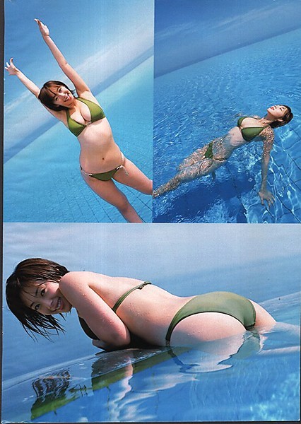 切り抜き(B5)○A32○井上和香（ヤングマガジン2003年no.47）12ページ