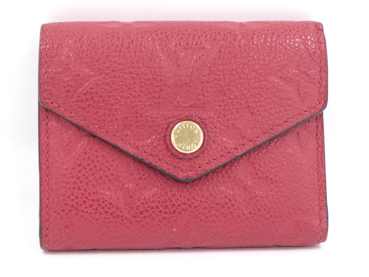 ルイヴィトン　LOUIS VUITTON 財布　ポルトフォイユ・ゾエ ○ルイヴィトン LOUISVUITTON ポルトフォイユ ゾエ 三つ折り財布 アン