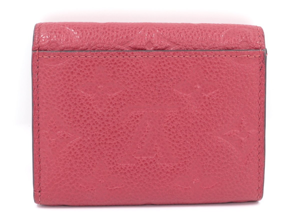 ○ルイヴィトン LOUISVUITTON ポルトフォイユ ゾエ 三つ折り財布 アン