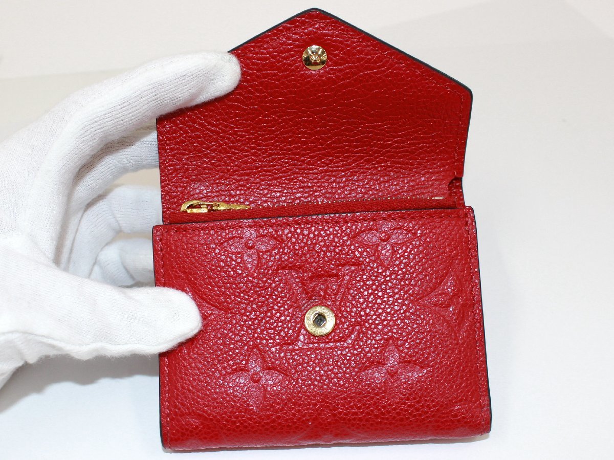 ○ルイヴィトン LOUISVUITTON ポルトフォイユ ゾエ 三つ折り財布 アン