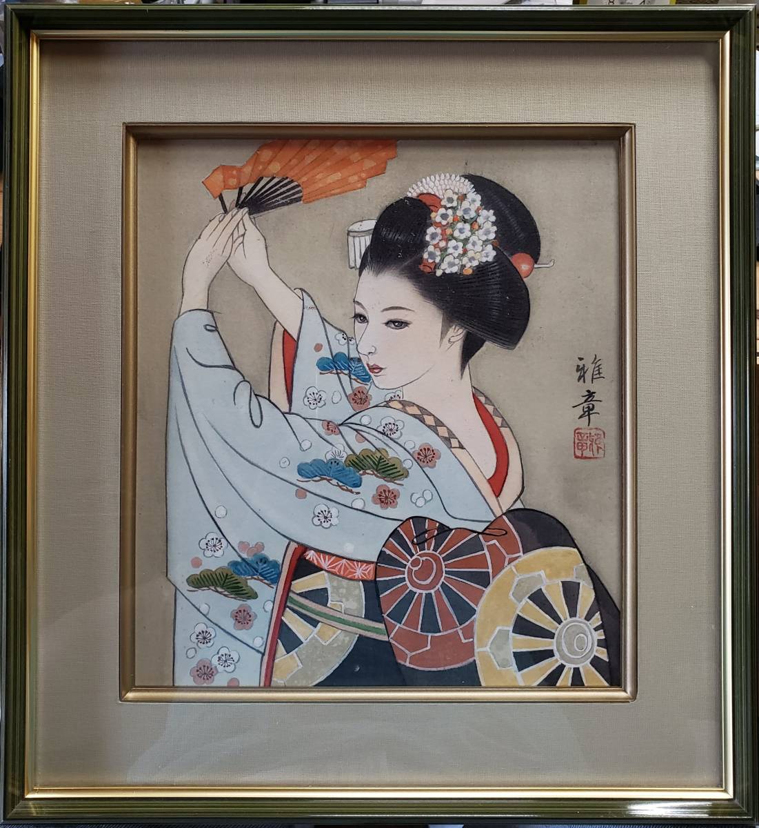 関河 雅章 美人画