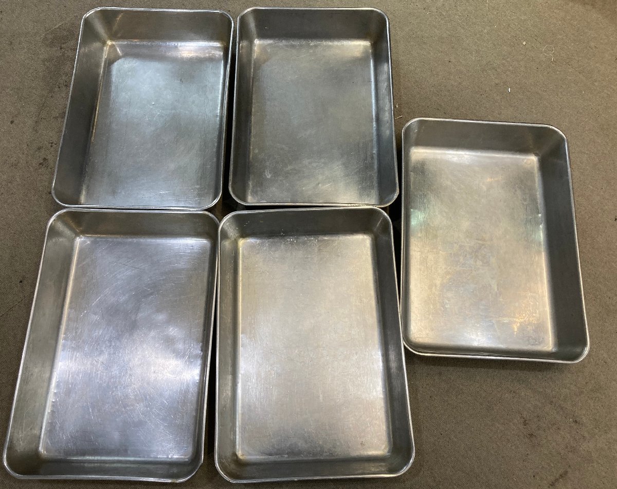 # # クローバー バット 6枚取 角 5枚セット 18-8 STAINLESS ステンレス 業務用 厨房 店舗 調理器具 #O-220642