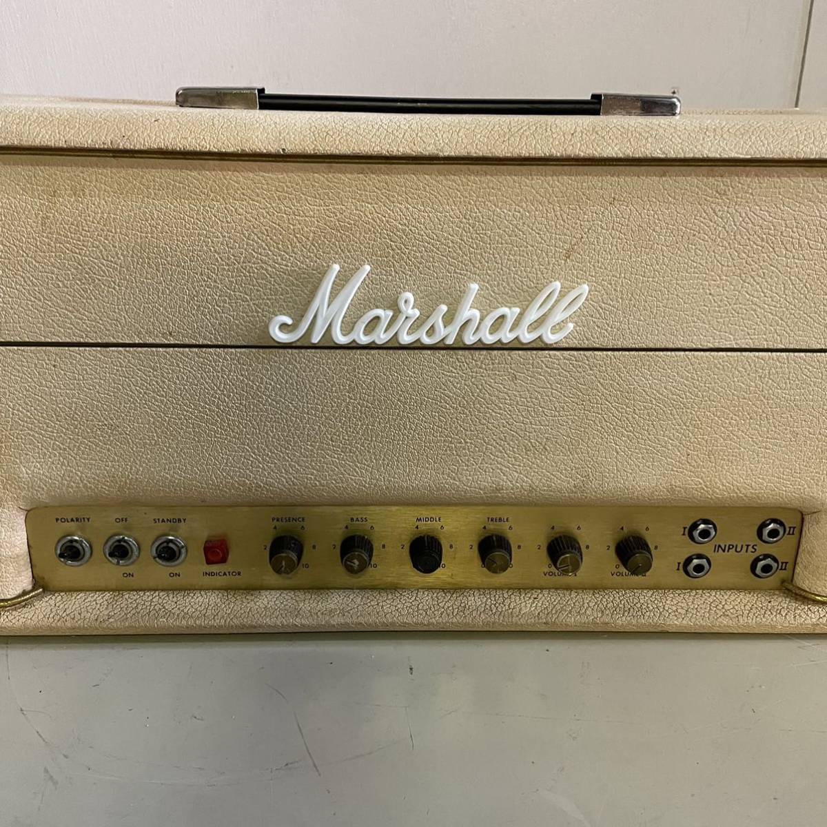 Marshall 1959 Super Lead 100Wカスタムカラー WHITE 1972年製