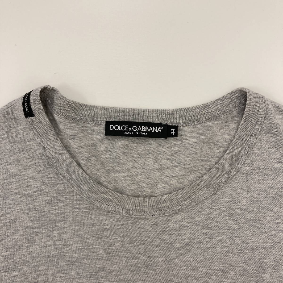 DOLCE&GABBANA モニカベルッチ 半袖 Tシャツ グレー イタリア製 メンズ 