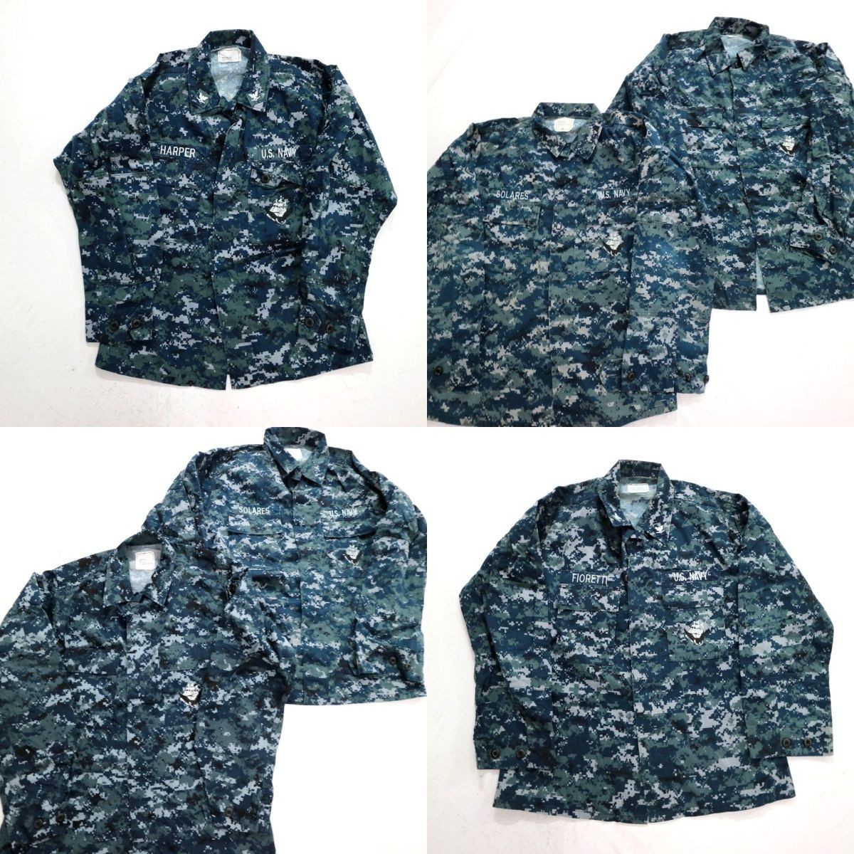 HOT 米軍実物 ミリタリー NWU NAVYジャケット set 他 メンズS/M 6枚セット まとめ売り 古着卸 1円スタート 最落なし MH3554(戦闘服)｜売買されたオークション情報、yahooの商品情報をアーカイブ公開 - オ 戦闘服
