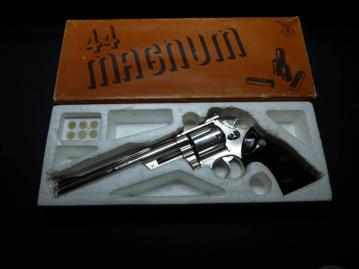 コクサイ 44マグナム 5mmCAP火薬 発火式 金属モデルガン 8インチ