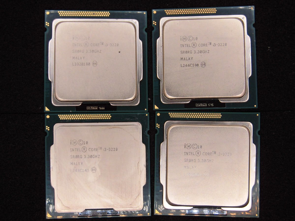 赤字超特価，驚きの破格値，HOT T836 CPU Core i3-3220 3.30GHz 10個セット(Core i3)｜売買されたオークション情報、yahooの商品情報をアーカイブ公開 - オークファン Core i3