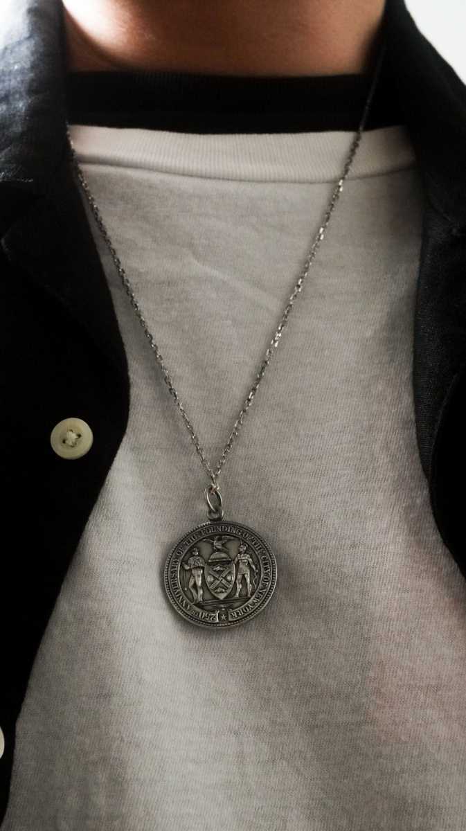 TIFFANY&Co. ティファニー ニューヨークタイムズ アワードメダル ペンダント シルバー ネックレス ヴィンテージ ビンテージ オールド レア_10