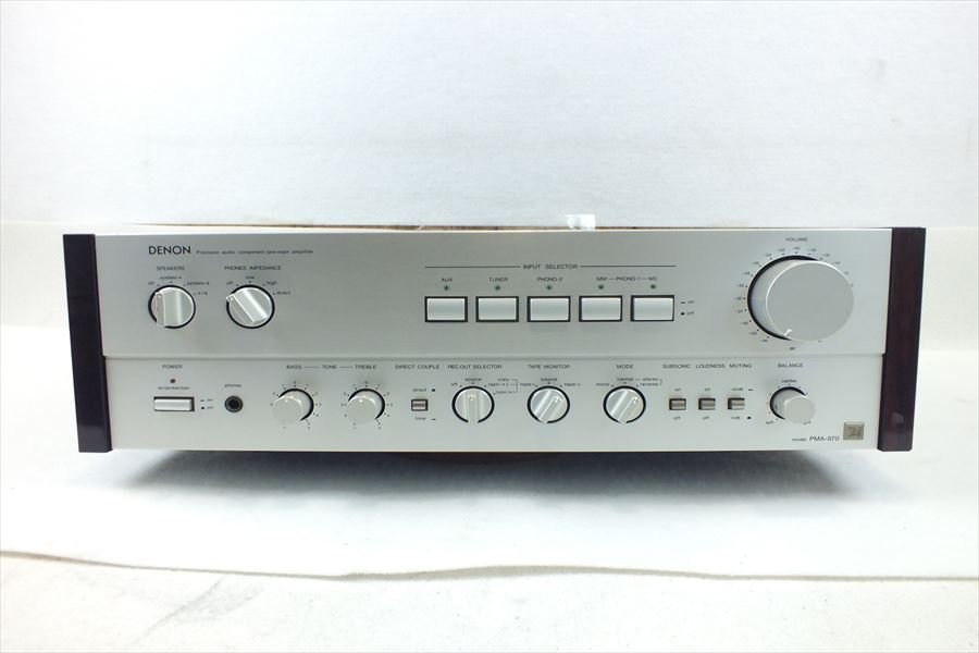 DENON PMA-970 通電OK デノン プリメインアンプ ジャンク品 PMA-970