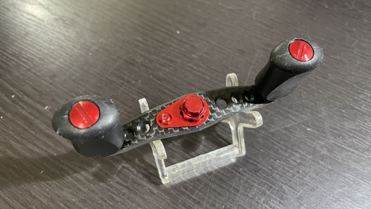 中古美品 KTF IXA ハイパーオフセットカーボンハンドル 80mm ダイワ用