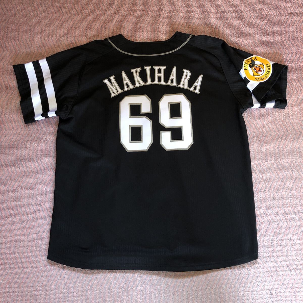 ソフトバンクホークス牧原大成旧背番号69レプリカユニフォームL 大成