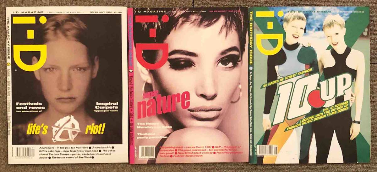 □i-D MAGAZINE No.76/78/79/82/83/84/85/86/87 1990年 9冊セット 英