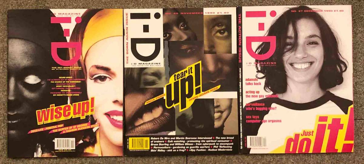 □i-D MAGAZINE No.76/78/79/82/83/84/85/86/87 1990年 9