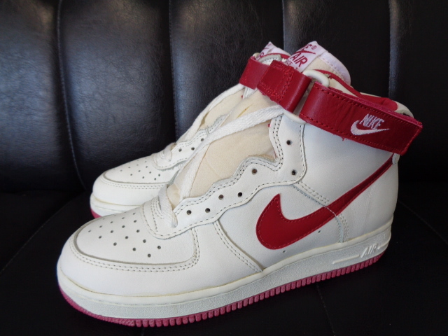 得価，限定セール デッド 92年製 NIKE AIR FORCE 1 US 6 24 ナイキ フォース レザー 白 赤 ホワイト レッド ヴィンテージ(24.0cm以下)｜売買されたオークション情報、yahooの商品情報をアーカイブ公開 - オークファン 24.0cm以下