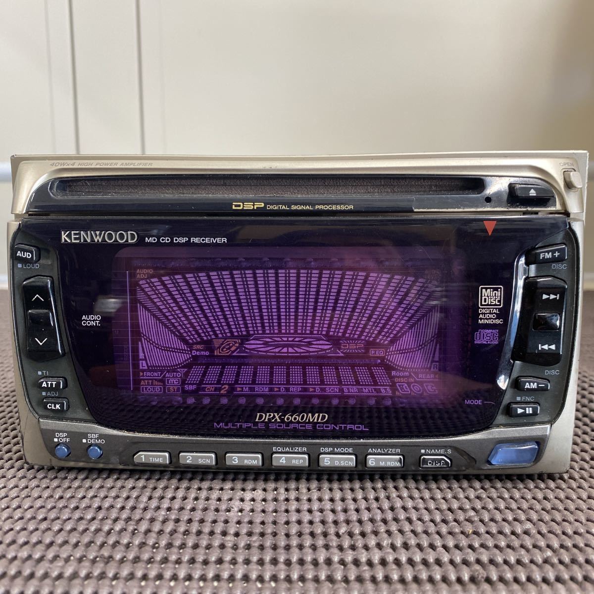 希少 KENWOOD DPX-6000MD MD/CD DSP 動作品保 希少 KENWOOD DPX-6000MD