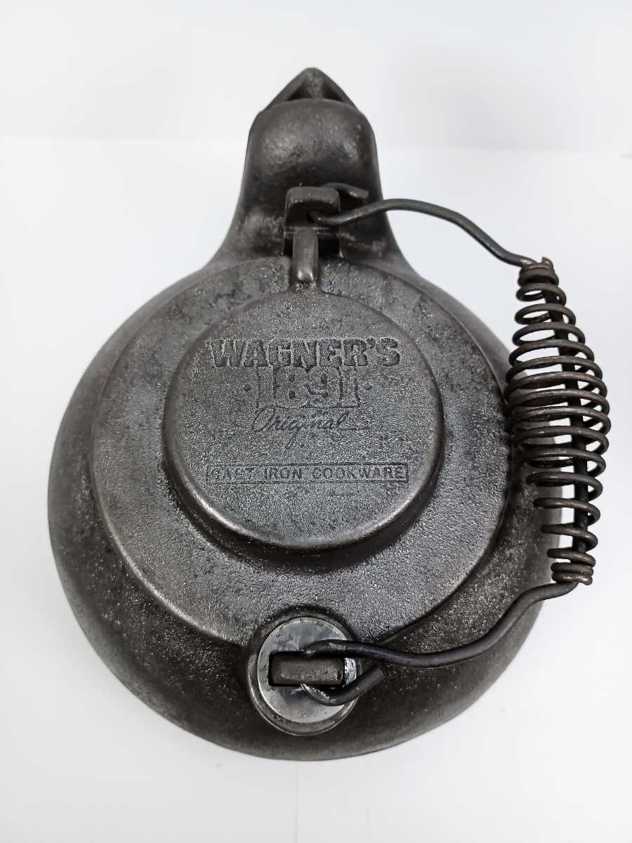 wagner's 1891 ワグナーズ 鋳鉄製ケトル VINTAGE ANTIQUE WAGNERS