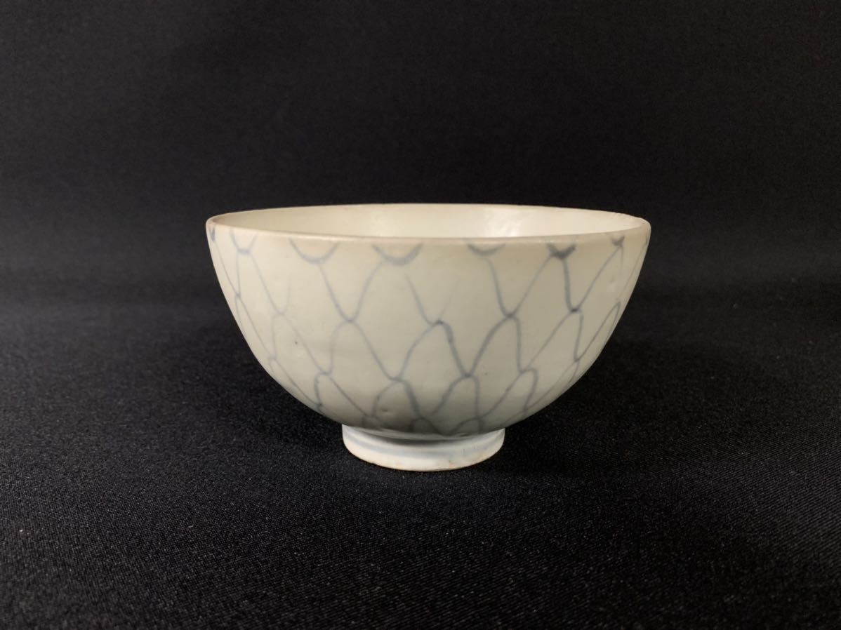 初期伊万里 くらわんか 網手 染付 茶碗 茶道具 古美術 無傷 の入札履歴 